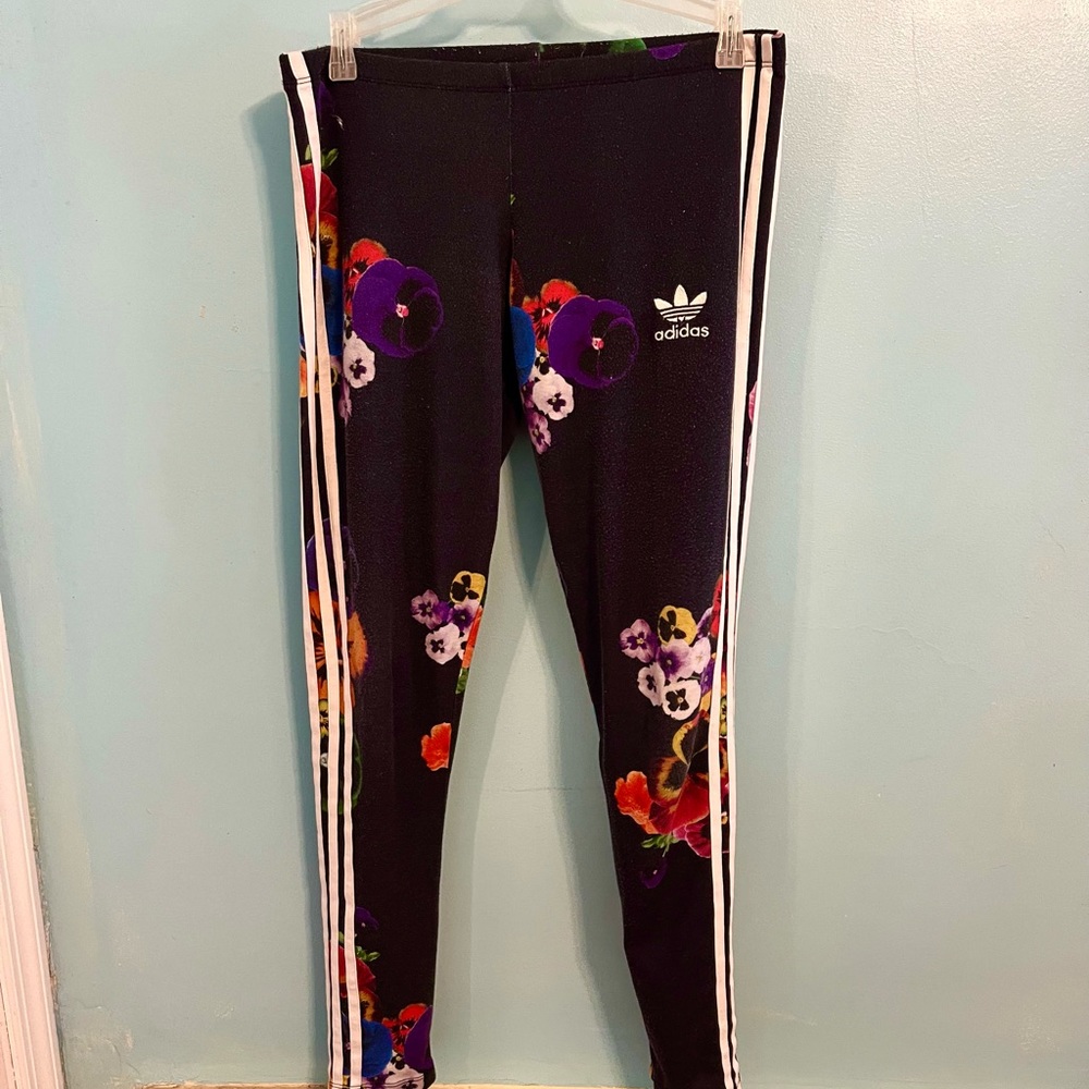 Floral Adidas Leggings